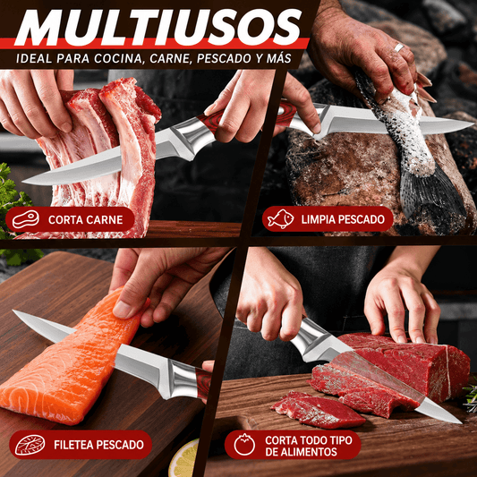 Cuchillo Japonés Premium | Cortes Precisos y Cómodos