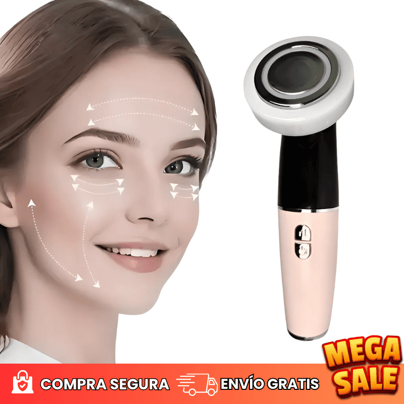 Dispositivo Facial Masajeador 4 en 1, Radiofrecuencia
