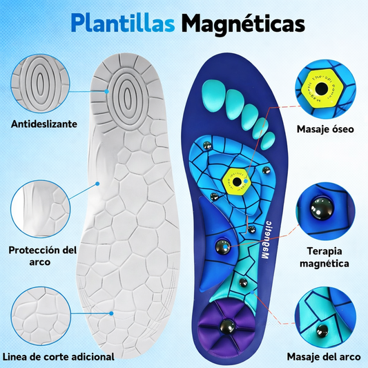 AlivioPies – Plantillas de masaje magnéticas con Tecnología de acupuntos