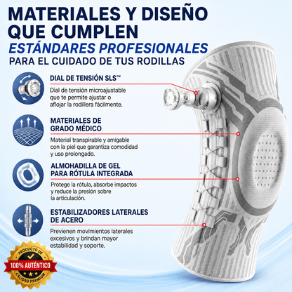 Rodillera Inteligente ETIE™ – Alivio y Soporte Avanzado para tus Rodillas