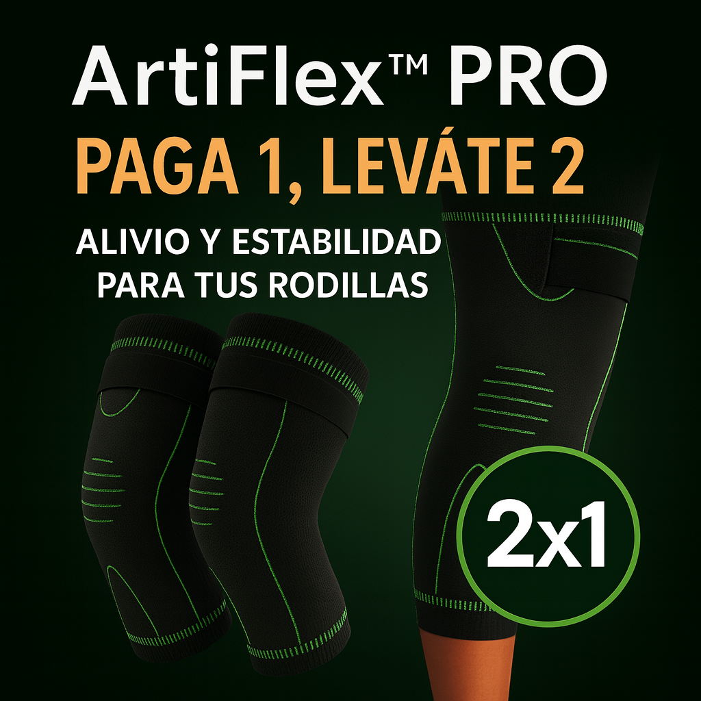 ArtiFlex PRO™ – Rodillera Terapéutica de Compresión - (COMPRA 1 Y LLEVA 2)