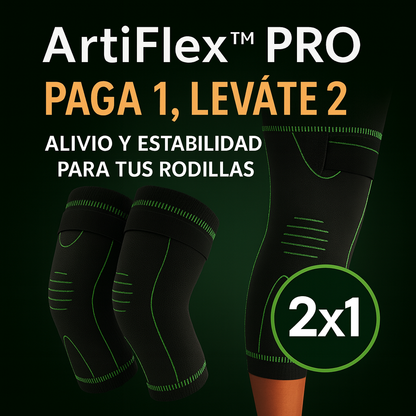 ArtiFlex PRO™ – Rodillera Terapéutica de Compresión - (COMPRA 1 Y LLEVA 2)