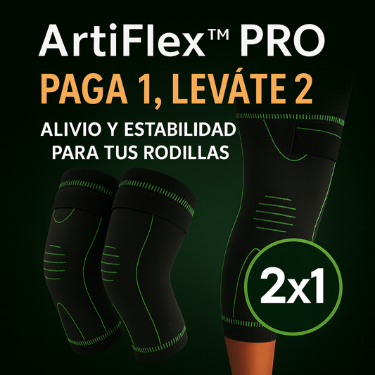 ArtiFlex PRO™ – Rodillera Terapéutica de Compresión - (COMPRA 1 Y LLEVA 2)