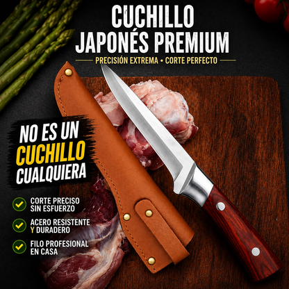 Cuchillo Japonés Premium | Cortes Precisos y Cómodos
