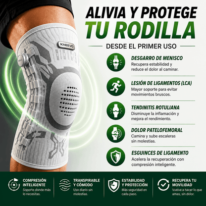 Rodillera Inteligente ETIE™ – Alivio y Soporte para Rodillas