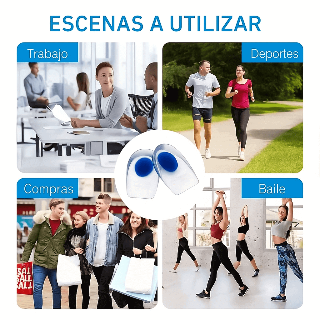 💙PACK 2 PARES DE TALONERAS DE GEL👣
