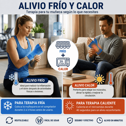 FlexCold™ - Muñequera Terapéutica 360° Frío y Calor