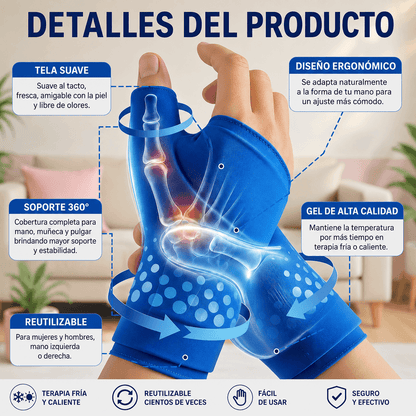FlexCold™ - Muñequera Terapéutica 360° Frío y Calor