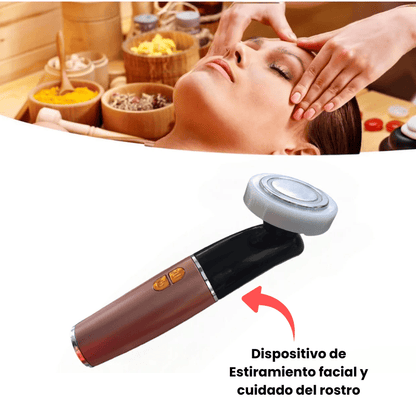 Dispositivo Facial Masajeador 4 en 1, Radiofrecuencia