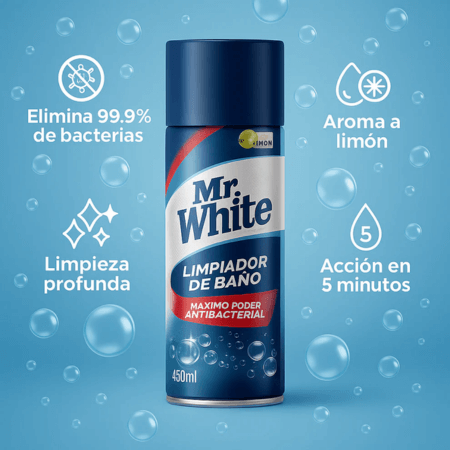 💥Combo Limpieza Total : Mr. White + Pastillas para Tanque💧
