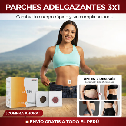 Parches Adelgazantes 3x1 (Lleva 90 Parches)