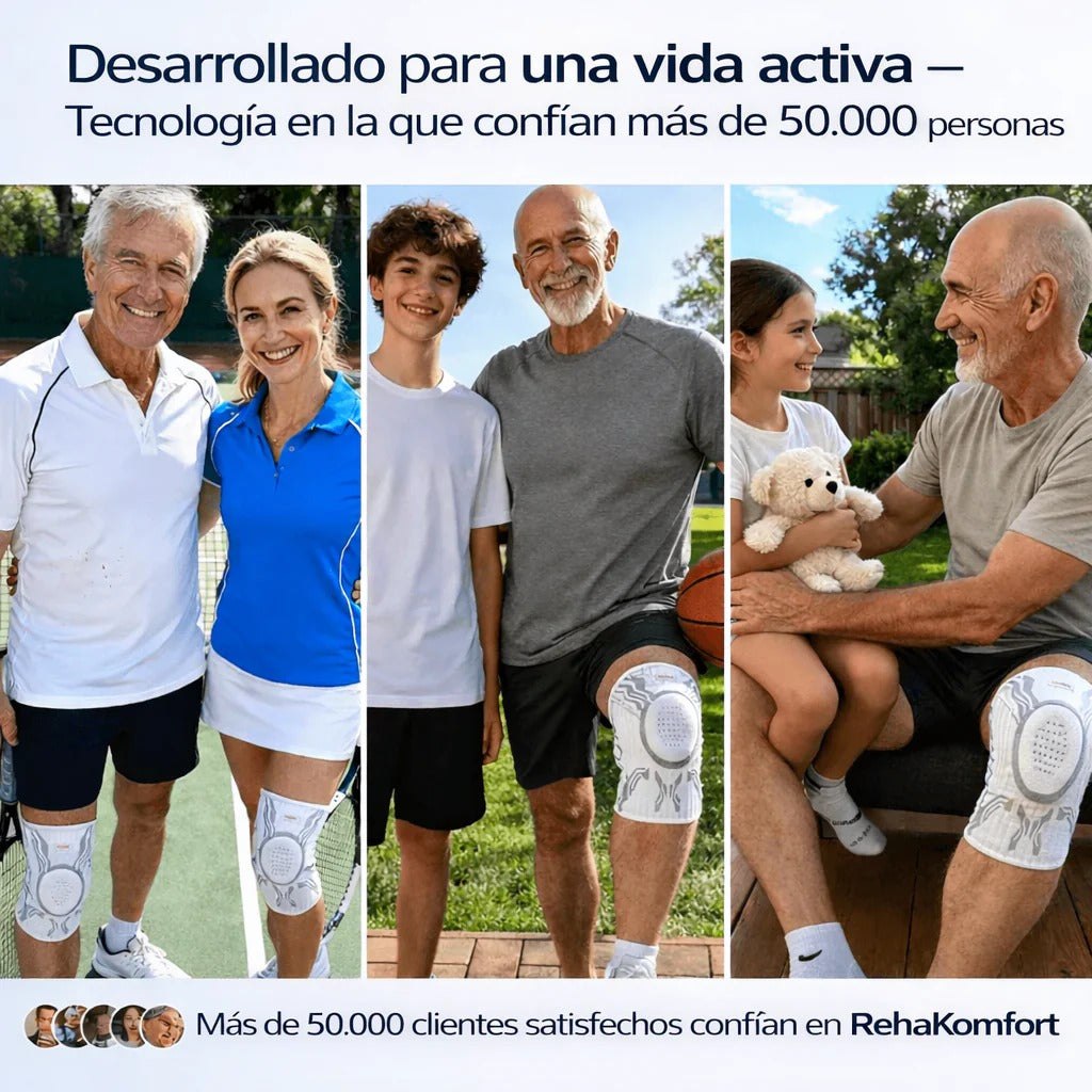 Rodillera Inteligente ETIE™ – Alivio y Soporte Avanzado para tus Rodillas
