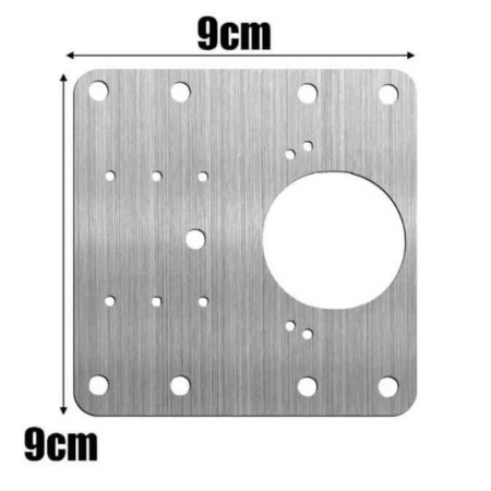 Kit Premium de 4 Placas de Acero Inoxidable de Alta Resistencia