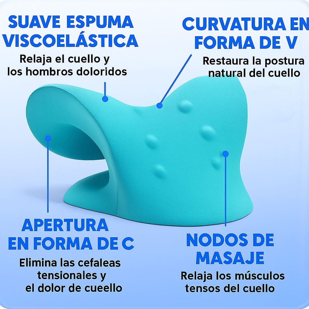 NEXIVA™ - Almohada de masaje Cervical - (COMPRA 1 Y LLEVA 2)