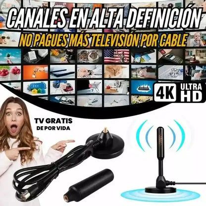 ClearTV™ – Antena Digital HD Potente - (COMPRA 1 Y LLEVA 2)