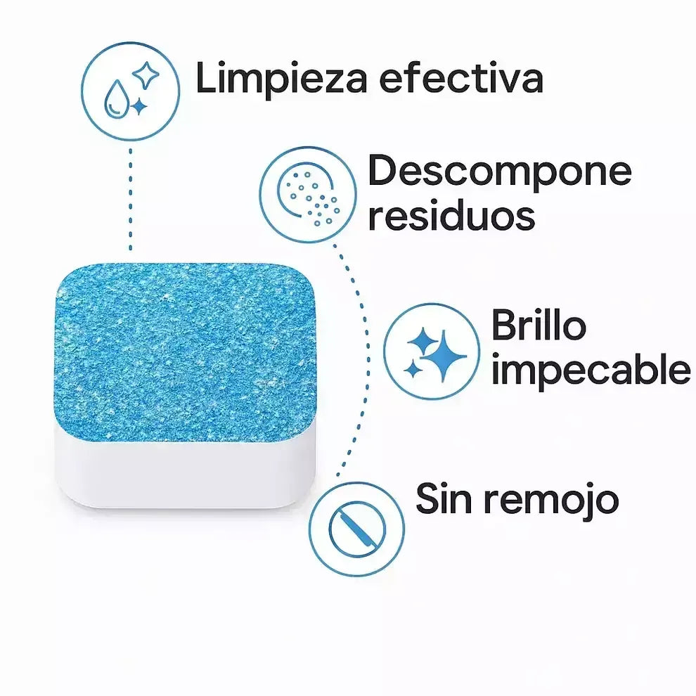 AUTOCLEAN™PASTILLAS LIMPIADORAS PARA LAVADORAS - (COMPRA 1 Y LLEVA 4 FRASCOS)