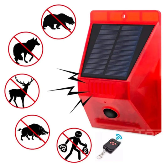 Sirena Alarma Solar de Seguridad con Sensor